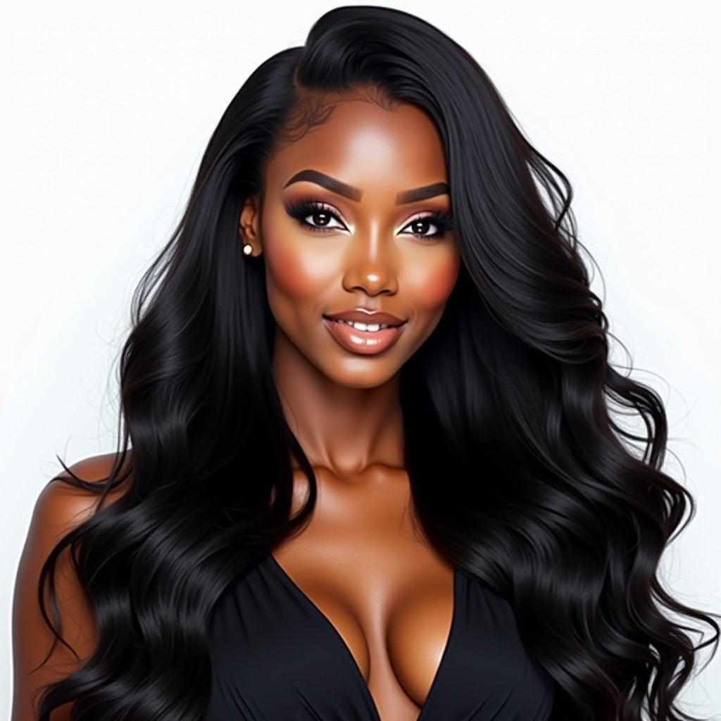 Brazilian Deep Wave U-Part Wig