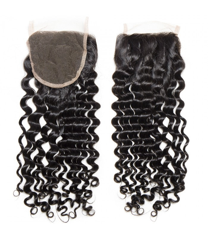 Brazilian Deep Wave 4x4 HD Closure