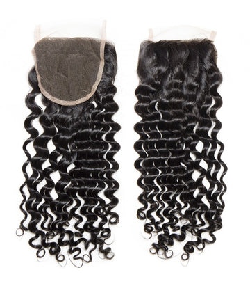 Brazilian Deep Wave 4x4 HD Closure